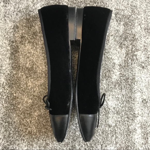 Authentic CHANEL velvet ballet flats - Picture 7 of 8
